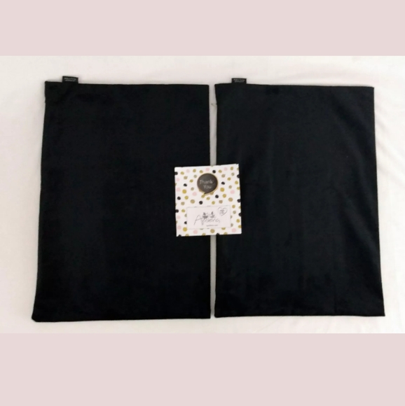 Apolena Decorative Black Velvet Pillow Case Set - Picture 5 of 5